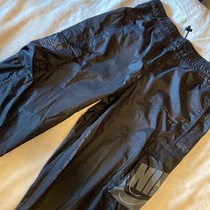 Nike black windbreaker pants
